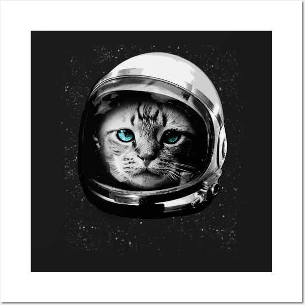 Space Cat Wall Art by NineBlack